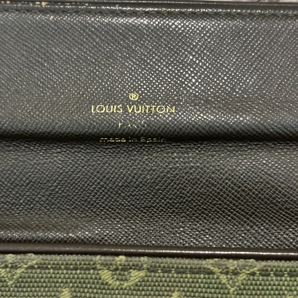 Louis Vuitton Mini Lin Wallet - Women | Color: Green - Picture 12 of 15